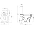 Чаша унитаза BelBagno VASO P-trap BB127CP 10