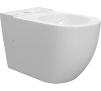Чаша унитаза напольного AQUEDUTO AQD OVO 630х385 мм, безободкового, без бачка, сиденье с микролифтом, белый глянцевый OVO0210