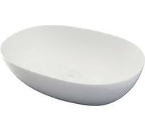 Раковина накладная ABBER Stein белая матовая AS2636