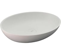 Раковина накладная ABBER Stein белая матовая AS2635