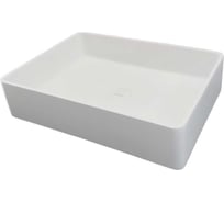 Раковина накладная ABBER Stein белая матовая AS2634