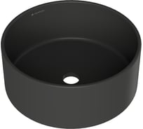 Накладная раковина AQUEDUTO AQD ESPIRAL круглая D400, черный матовый ESP0140