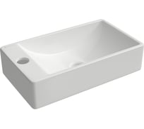 Мини-раковина левая прямоугольная Aqueduto AQD PEQUENO 220*380, белый глянцевый PEQL0210