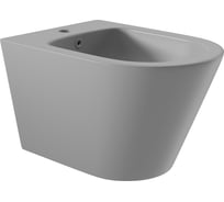Подвесное биде AQUEDUTO AQD CONE 525х365, серый матовый CON0330