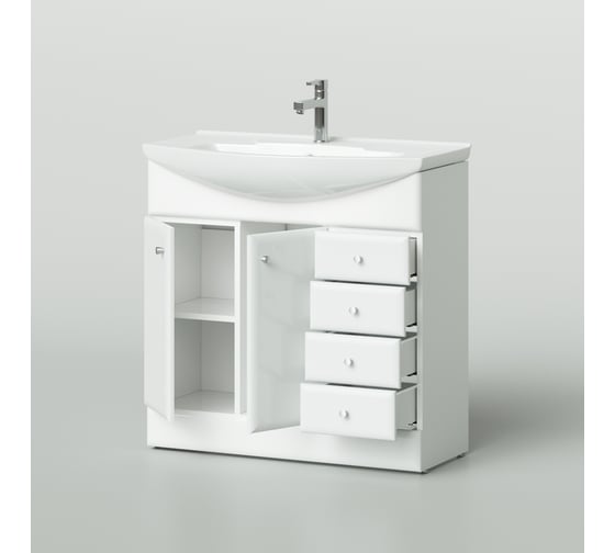 Напольная тумба с раковиной ИТАНА Classic 85 830х334х800 32578