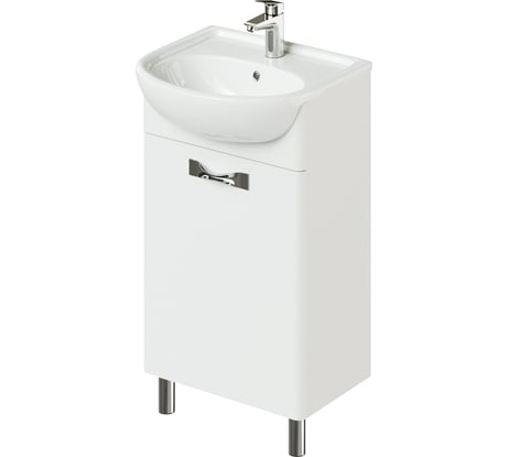 Напольная тумба с раковиной ИТАНА Анкона 50 500х415х817 левая 38569