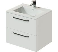 Подвесная тумба с раковиной ИТАНА White 60 609х470х520 22577