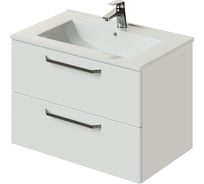 Подвесная тумба с раковиной ИТАНА White 75 750х465х520 44125