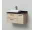 Подвесная тумба с раковиной ИТАНА Wood 90 900х500х505 29738 2
