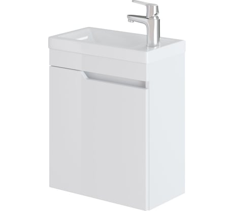 Подвесная тумба с раковиной ИТАНА Александра 45 445х250х570 левая 55656