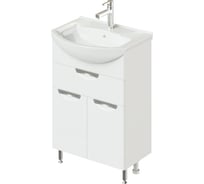 Напольная тумба с раковиной ИТАНА Nrava Aqua Адель 60 600х440х870 с ящиком 11458