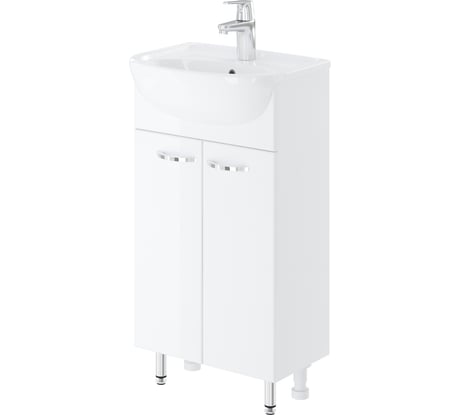 Напольная тумба с раковиной ИТАНА Nrava Aqua Уют 45 450х350х850 38574