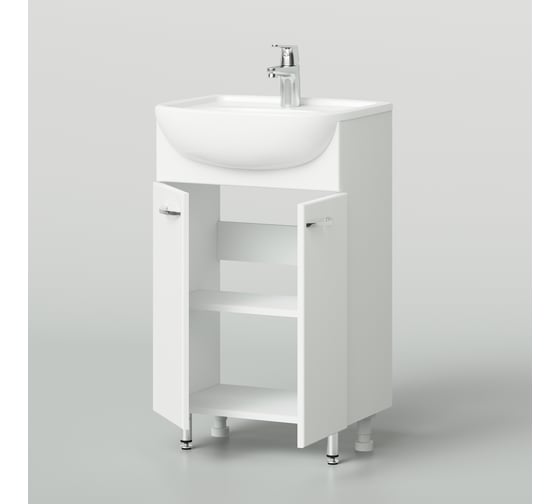 Напольная тумба с раковиной ИТАНА Nrava Aqua Уют 50 500х415х850 38575