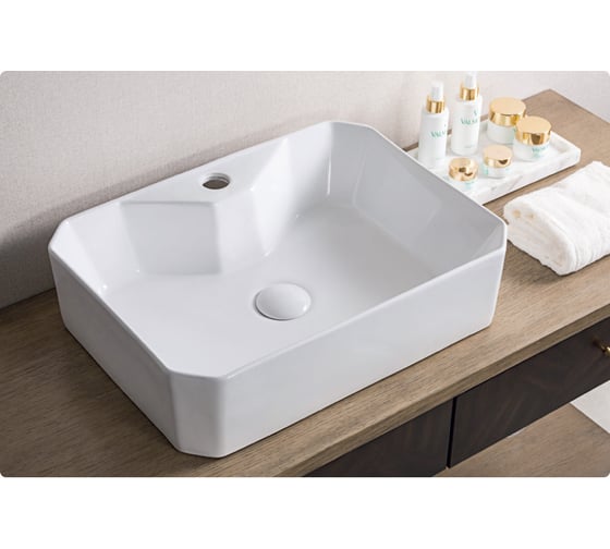Керамическая накладная раковина BelBagno BB1387