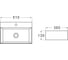 Керамическая накладная раковина BelBagno BB1340 4