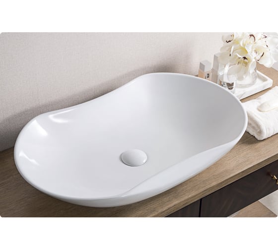 Керамическая накладная раковина BelBagno BB1334
