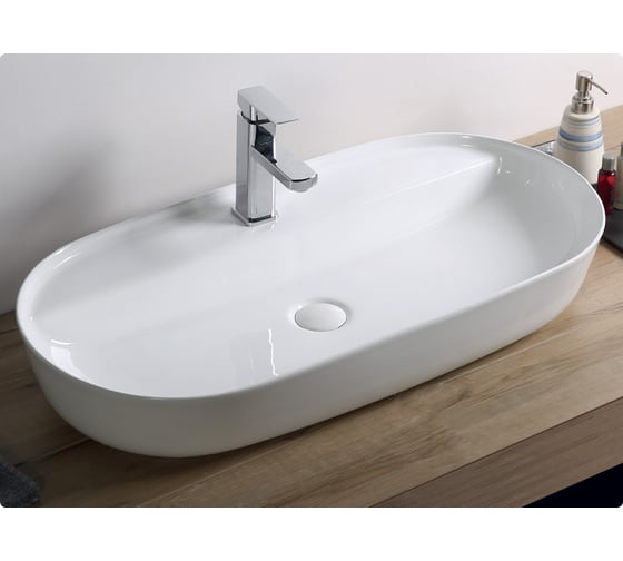 Керамическая накладная раковина BelBagno BB1347