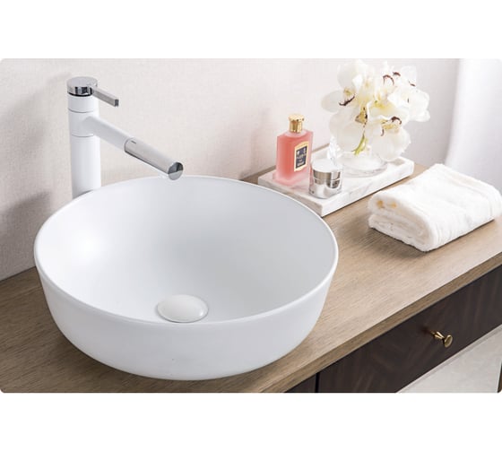 Керамическая накладная раковина BelBagno BB1315