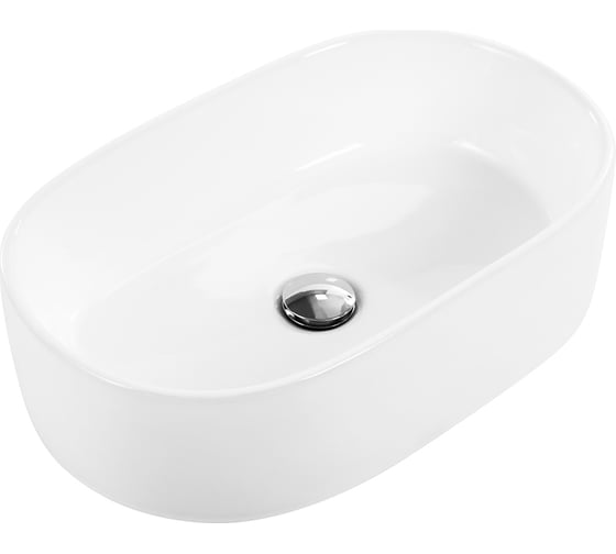 Керамическая накладная раковина BelBagno овальная BB1048 1