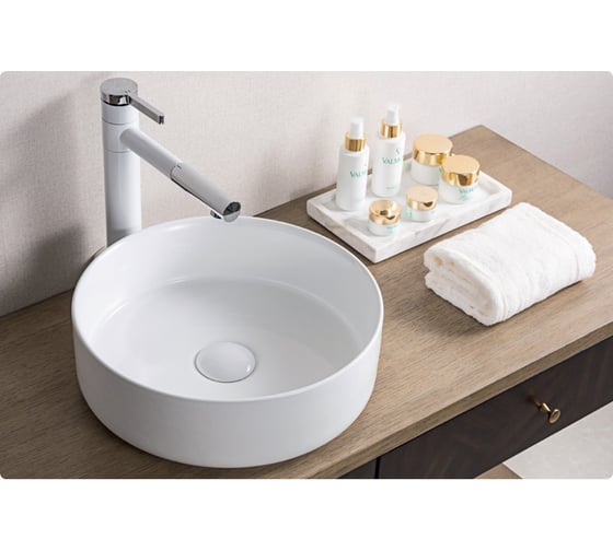 Керамическая накладная раковина BelBagno BB1357