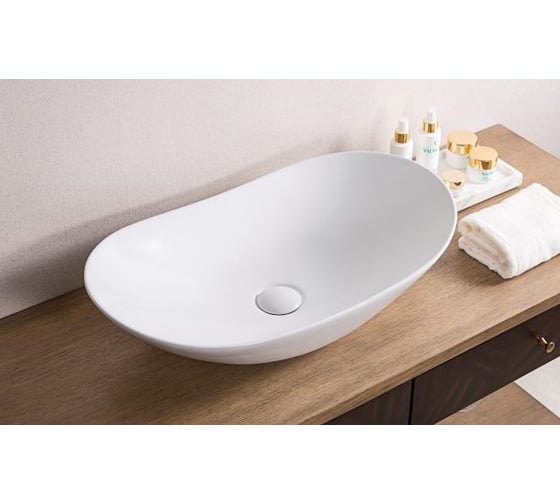 Керамическая накладная раковина BelBagno BB1404