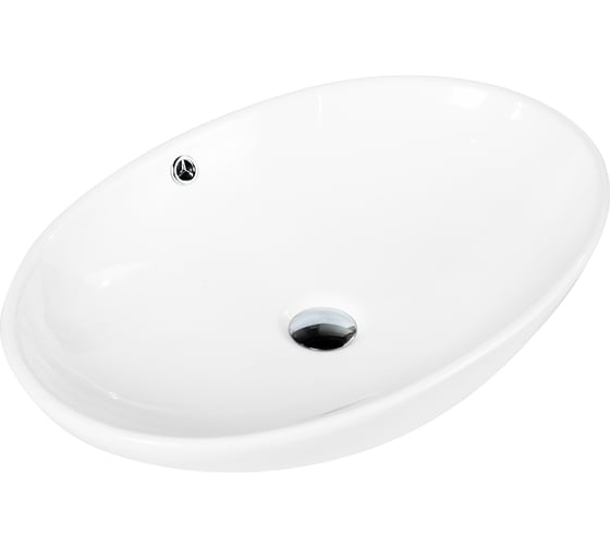 Керамическая накладная раковина BelBagno овальная BB1104 1