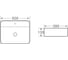 Керамическая накладная раковина BelBagno BB1321 5