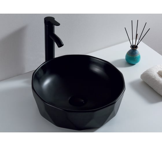 Керамическая накладная раковина BelBagno BB1409H301
