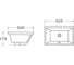 Керамическая раковина встраиваемая снизу BelBagno BB1009 2