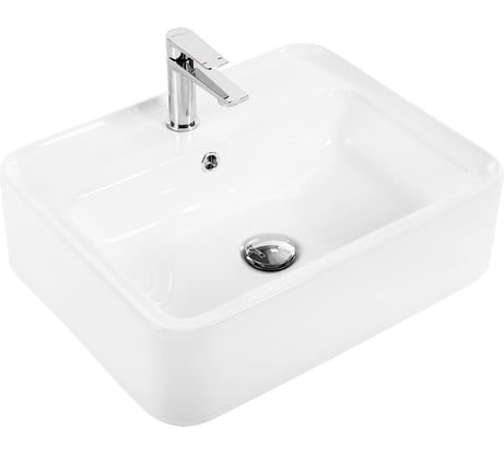 Керамическая накладная раковина BelBagno прямоугольная BB1367