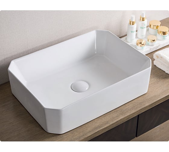 Керамическая накладная раковина BelBagno BB1386
