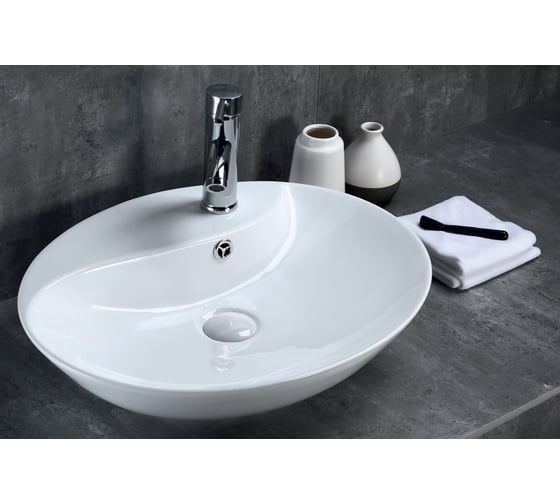 Керамическая накладная раковина BelBagno BB1370