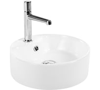 Керамическая накладная раковина BelBagno круглая BB1400