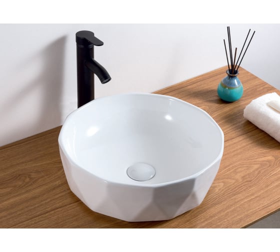 Керамическая накладная раковина BelBagno BB1409