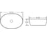 Керамическая накладная раковина BelBagno BB1348 4