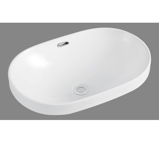 Керамическая полувстраиваемая раковина BelBagno BB1004