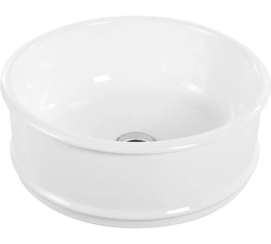 Керамическая накладная раковина BelBagno круглая BB1383