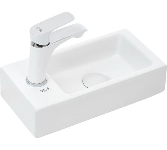 Подвесная раковина WeltWasser WW AISBACH 5092 MW L 370х185х90 10000004646 1