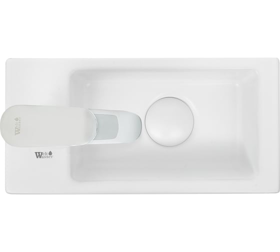 Подвесная раковина WeltWasser WW AISBACH 5092 MW L 370х185х90 10000004646