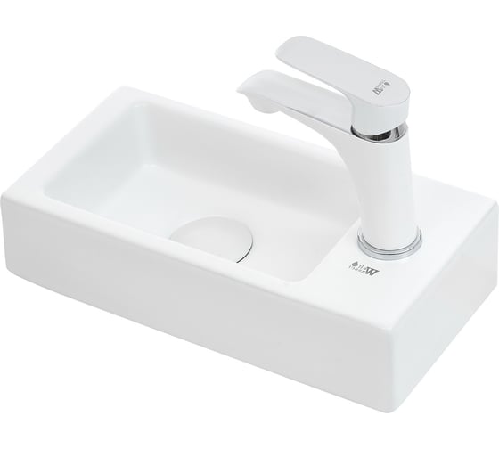 Подвесная раковина WeltWasser WW AISBACH 5092 MW R 370х185х90 10000004645