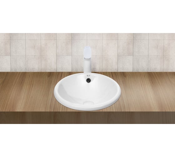 Врезная раковина WeltWasser WW DEILBACH 6011 420х420х185 10000004605