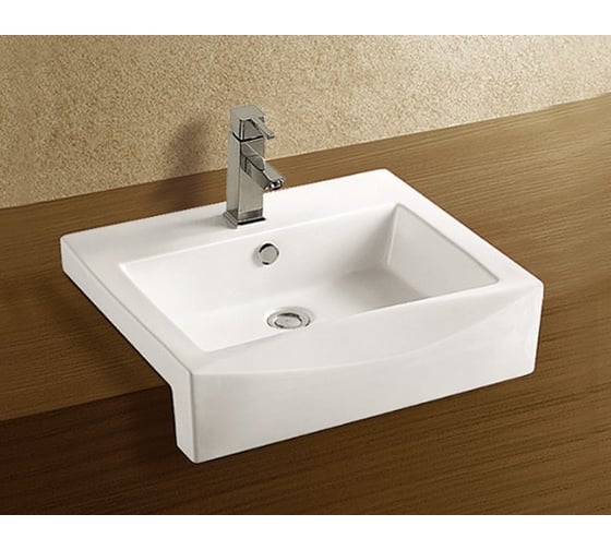 Врезная раковина WeltWasser WW DEILBACH 4013 570х460х150 10000003886