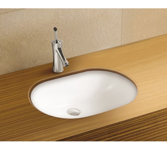 Врезная раковина WeltWasser WW DEILBACH 6030 585х395х195 10000003899 1