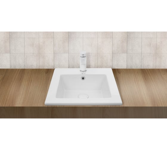 Врезная раковина WeltWasser WW DEILBACH 6037 420х420х170 10000004607
