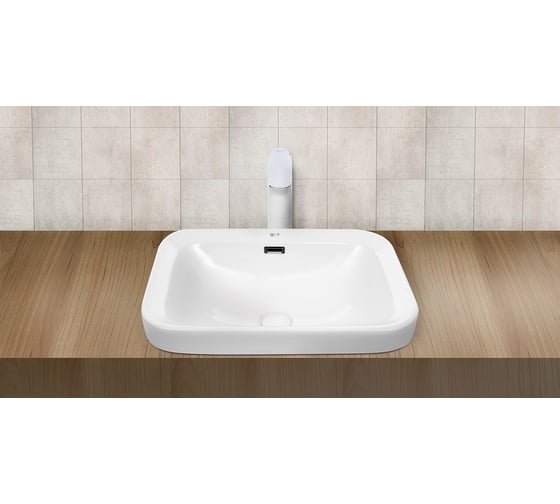 Врезная раковина WeltWasser WW DEILBACH 6040 565х425х180 10000004609