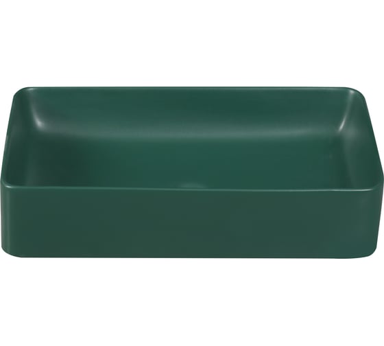 Раковина накладная Milleau Miel (матовый изумрудный / тёмно-зелёный) MU7060C-MHGN