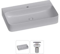 Подвесная или накладная раковина для ванной комнаты Wellsee Clermont в наборе 2 в 1 302614000