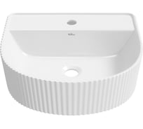 Накладная/подвесная раковина для ванной Wellsee Festive Fox : полукруглая, ширина умывальника 40 см, цвет глянцевый белый 317303000