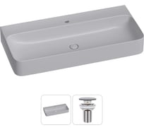 Подвесная или накладная раковина для ванной комнаты Wellsee Clermont в наборе 2 в 1 302617000