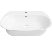 Накладная/подвесная раковина для ванной Wellsee Excellence Pro : ширина умывальника 65 см, цвет глянцевый белый 31760400S